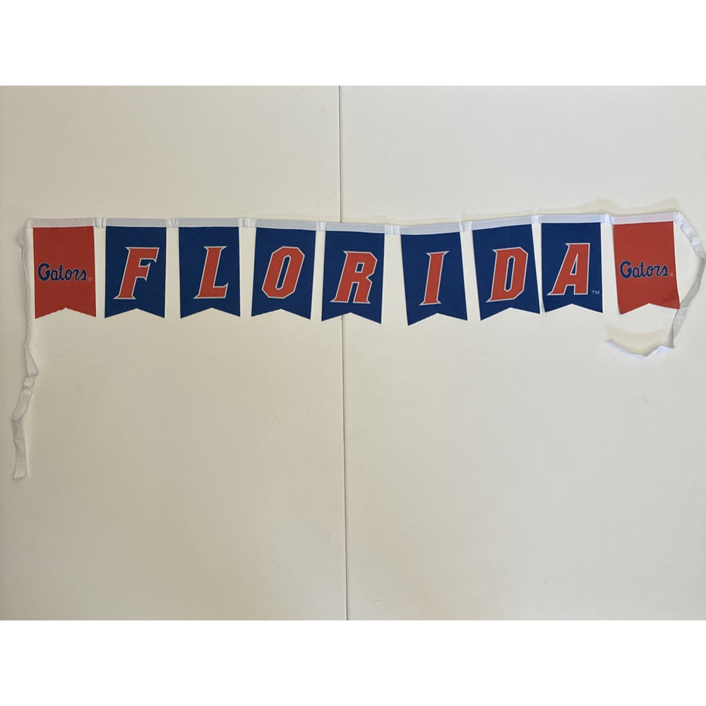 Florida Gators Banner String Pennant Flags NCAA 6''x 4 New